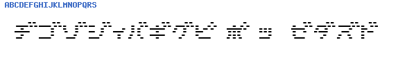 Fuente D3 DigiBitMapism Katakana Thin.ttf