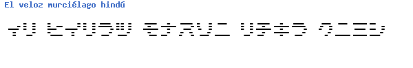 Fuente D3 DigiBitMapism Katakana Thin.ttf