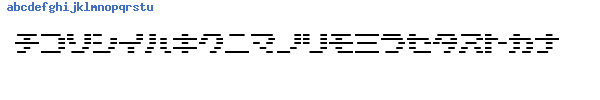 Fuente D3 DigiBitMapism Katakana.ttf