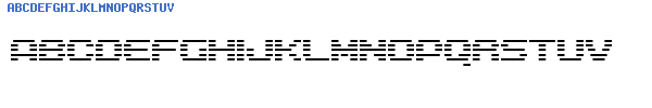 Fuente D3 DigiBitMapism type A wide.ttf