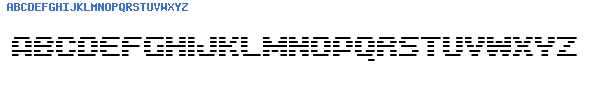 Fuente D3 DigiBitMapism type A.ttf