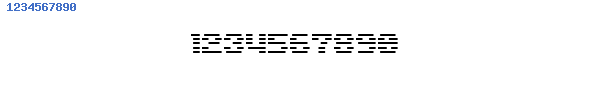 Fuente D3 DigiBitMapism type A.ttf
