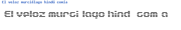 Fuente D3 DigiBitMapism type A.ttf