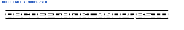 Fuente D3 DigiBitMapism type B wide.ttf