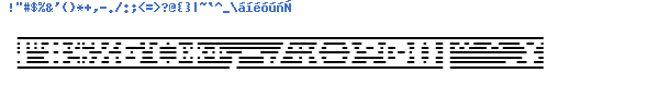 Fuente D3 DigiBitMapism type B wide.ttf