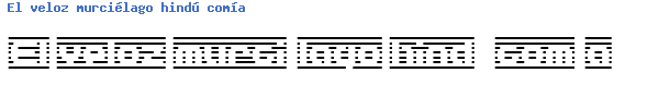 Fuente D3 DigiBitMapism type B wide.ttf