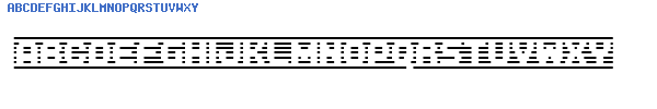 Fuente D3 DigiBitMapism type B.ttf