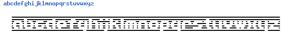 Fuente D3 DigiBitMapism type B.ttf