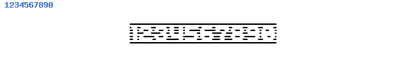 Fuente D3 DigiBitMapism type B.ttf