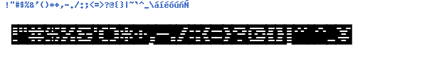 Fuente D3 DigiBitMapism type C wide.ttf