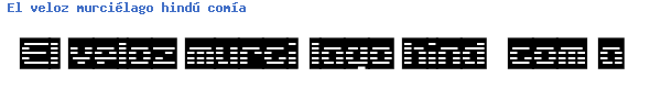 Fuente D3 DigiBitMapism type C wide.ttf