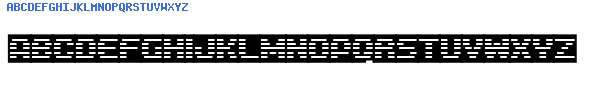 Fuente D3 DigiBitMapism type C.ttf