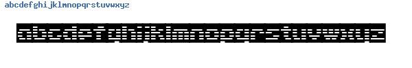 Fuente D3 DigiBitMapism type C.ttf