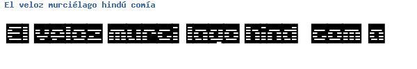 Fuente D3 DigiBitMapism type C.ttf