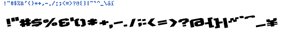 Fuente D3 Egoistism leaning.ttf
