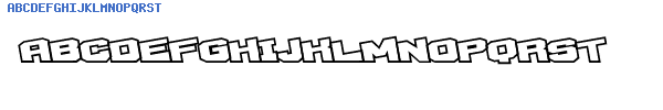 Fuente D3 Egoistism outline extra.ttf