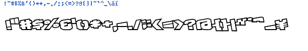 Fuente D3 Egoistism outline extra.ttf