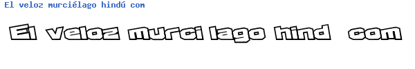Fuente D3 Egoistism outline extra.ttf