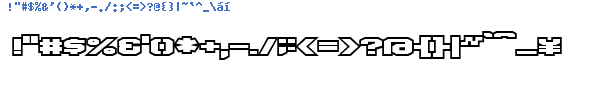 Fuente D3 Egoistism outline.ttf