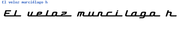 Fuente D3 Roadsterism Long Italic.ttf