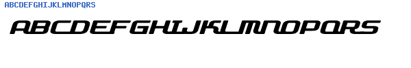 Fuente D3 Roadsterism Wide Italic.ttf