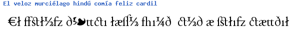 Fuente DAYROM_X.ttf