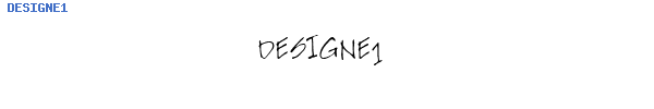Fuente DESIGNE1.TTF
