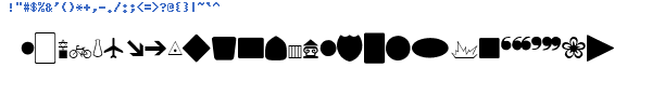 Fuente DING1R__.TTF