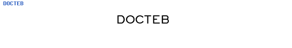 Fuente DOCTEB.TTF