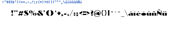 Fuente DOMILN__.TTF