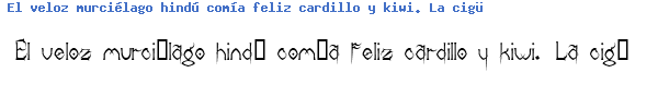 Fuente DONRC.TTF