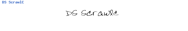 Fuente DS ScrawlC.ttf