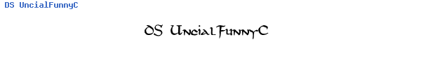 Fuente DS UncialFunnyC.ttf