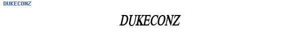 Fuente DUKECONZ.TTF