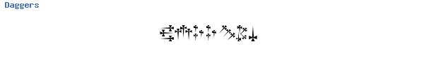 Fuente Daggers.ttf