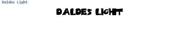 Fuente Daldes Light.TTF