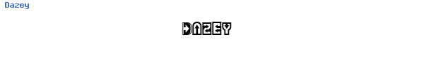 Fuente Dazey.ttf
