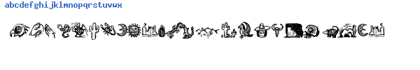 Fuente Death Valley Dingbats.ttf