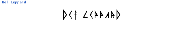 Fuente Def Leppard.ttf