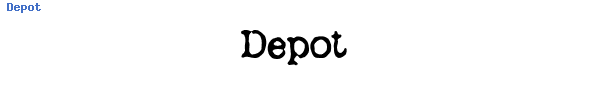 Fuente Depot.ttf