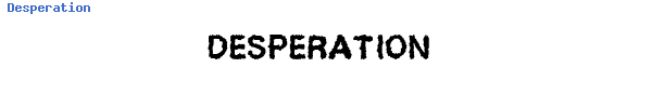 Fuente Desperation.ttf