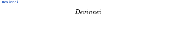 Fuente Devinnei.ttf