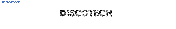 Fuente Discotech.ttf