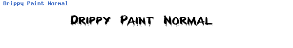 Fuente Drippy Paint Normal.ttf