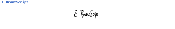 Fuente E BrantScript.ttf
