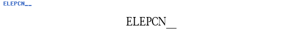 Fuente ELEPCN__.TTF
