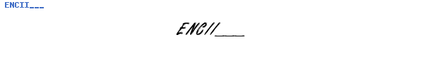 Fuente ENCII___.TTF
