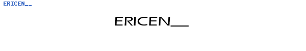 Fuente ERICEN__.TTF