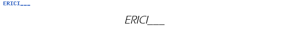 Fuente ERICI___.TTF