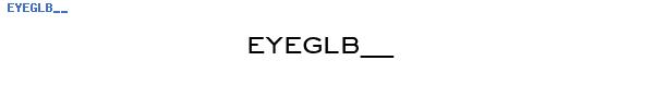 Fuente EYEGLB__.TTF